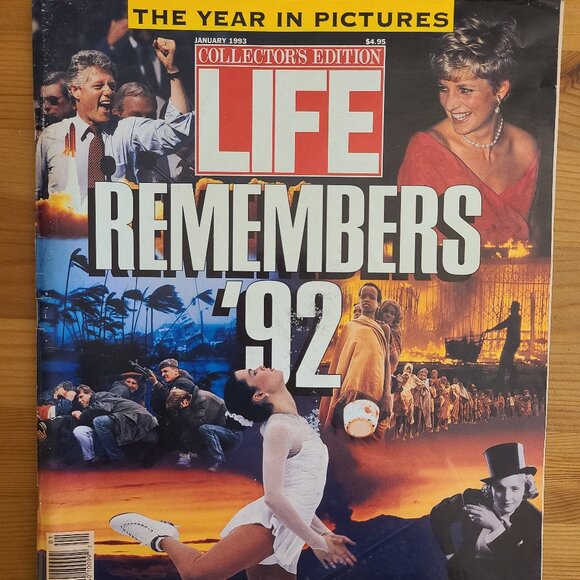 Life Magazine Vintage 1993 Collector's Edition The Year in Pictures - Picture 1 of 8